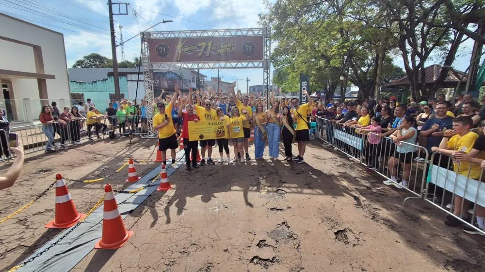 Rústica dos 71 anos reúne 550 atletas e transforma ruas de Tenente Portela em festa do esporte