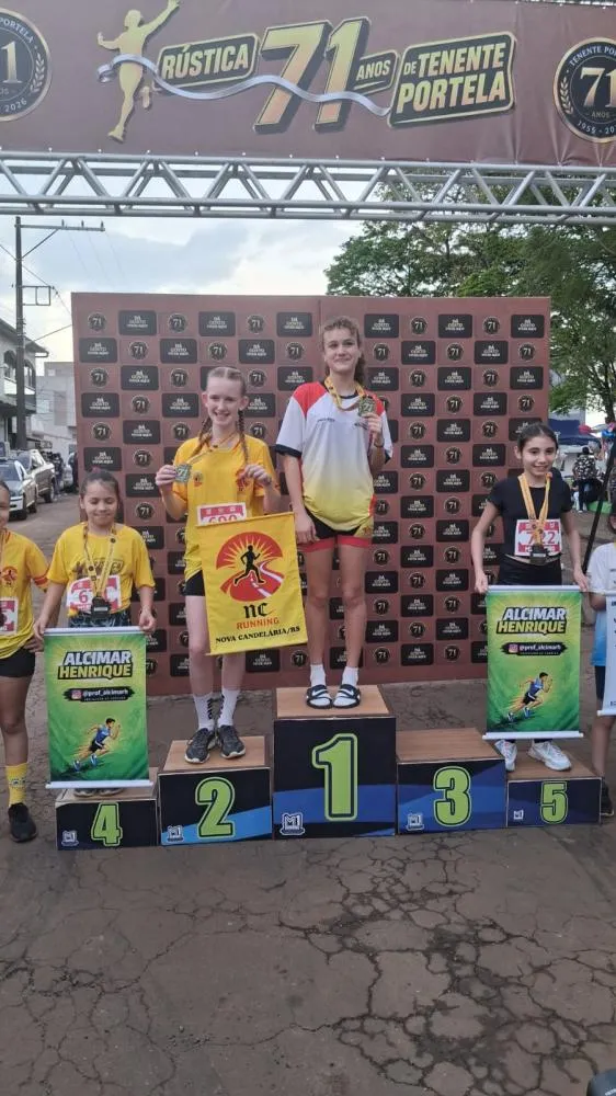 Rústica dos 71 anos reúne 550 atletas e transforma ruas de Tenente Portela em festa do esporte