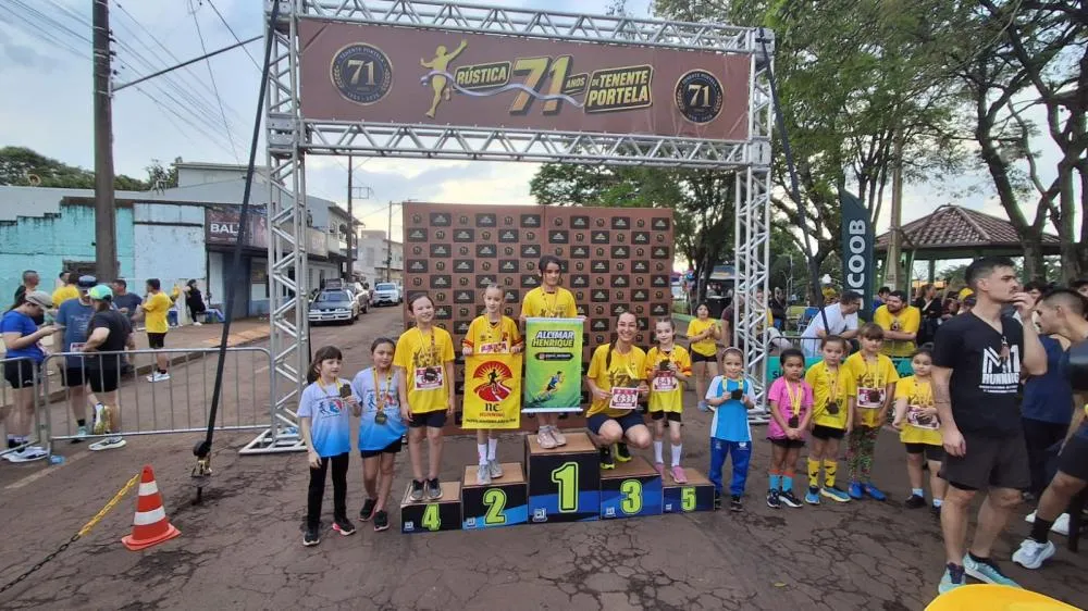 Rústica dos 71 anos reúne 550 atletas e transforma ruas de Tenente Portela em festa do esporte