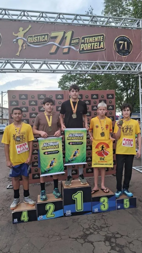 Rústica dos 71 anos reúne 550 atletas e transforma ruas de Tenente Portela em festa do esporte