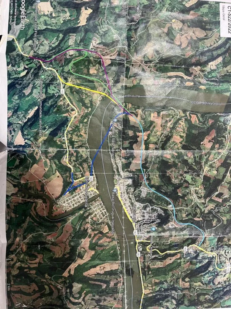  Traçado verde é a localização. Imagem: Divulgação