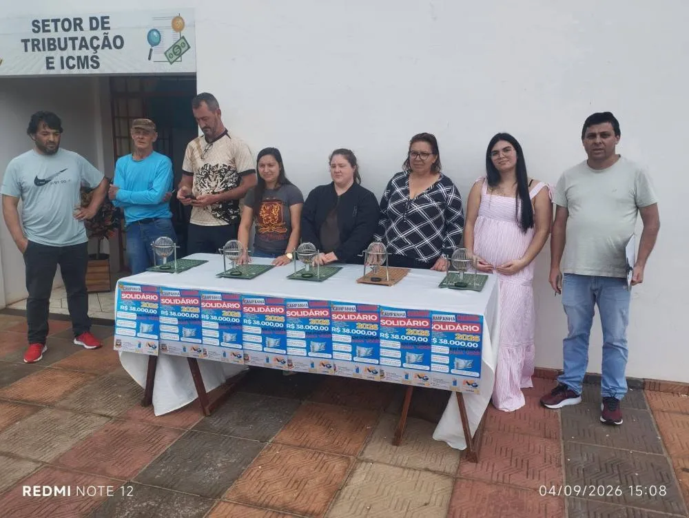 Cidadão Solidário 2026 distribui 20 prêmios no segundo sorteio em Vista Gaúcha