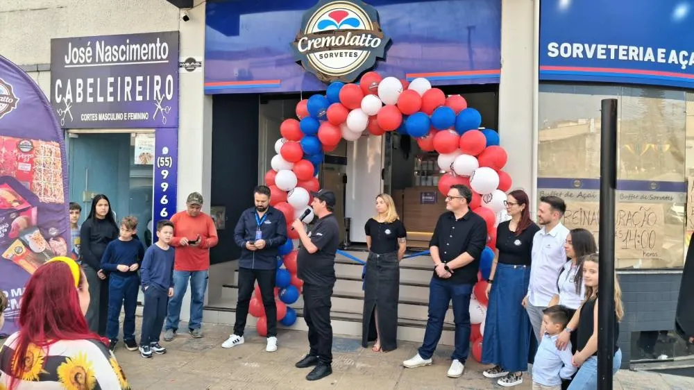 Cremolatto reinaugura loja em Tenente Portela com ambiente renovado e novas estruturas