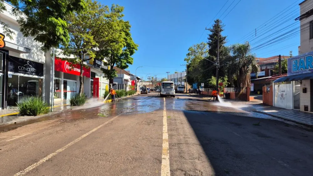 Preparação para recapeamento avança na Avenida Santa Rosa em Tenente Portela