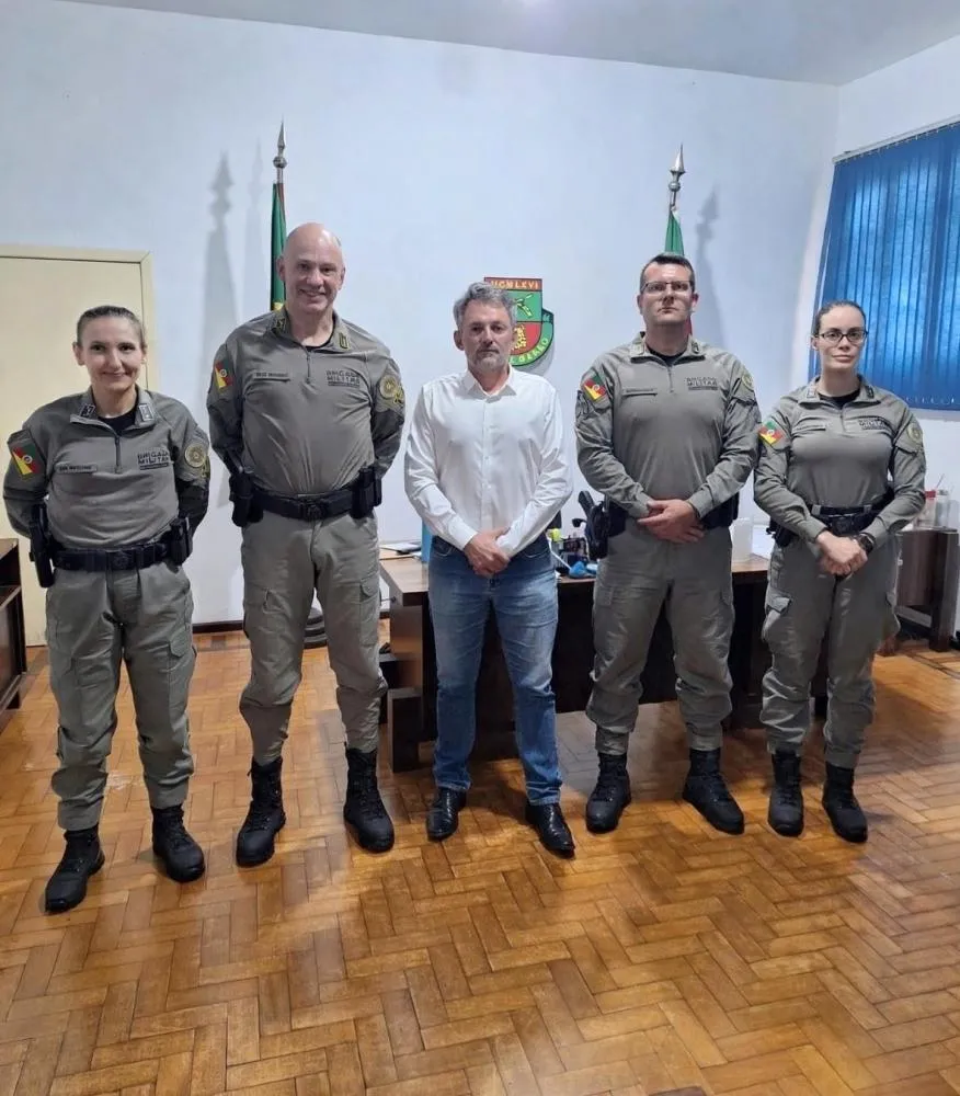 Foto: Efetivo do 7º BPM. 