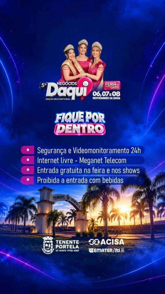 Confira a programação da 5ª Negócios Daqui de Tenente Portela
