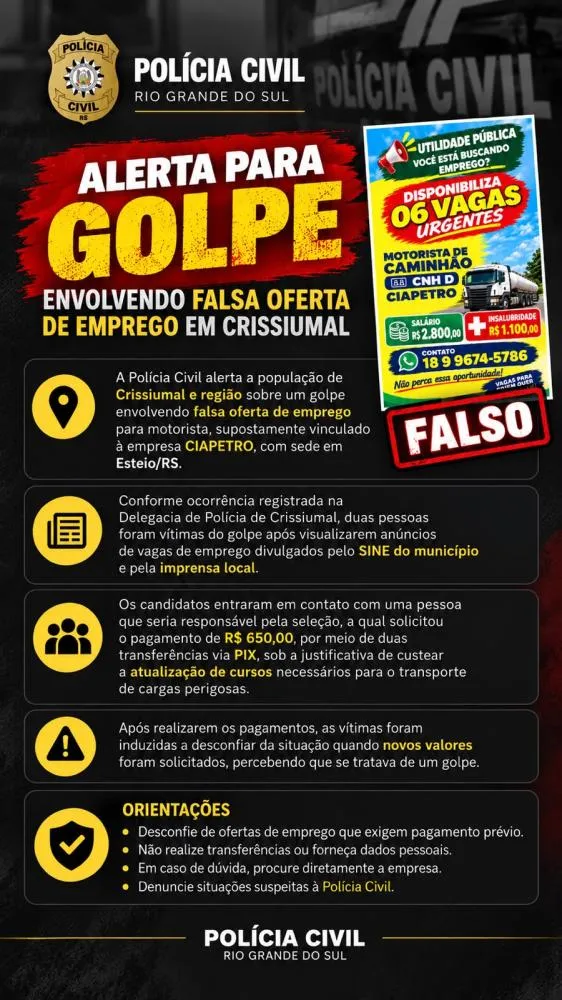 Imagem : Polícia Civil
