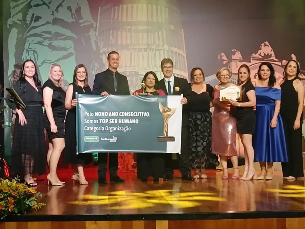 Prêmio Top Ser Humano: ABRH-RS reconhece compromisso da Unimed com a qualidade de vida do colaborador