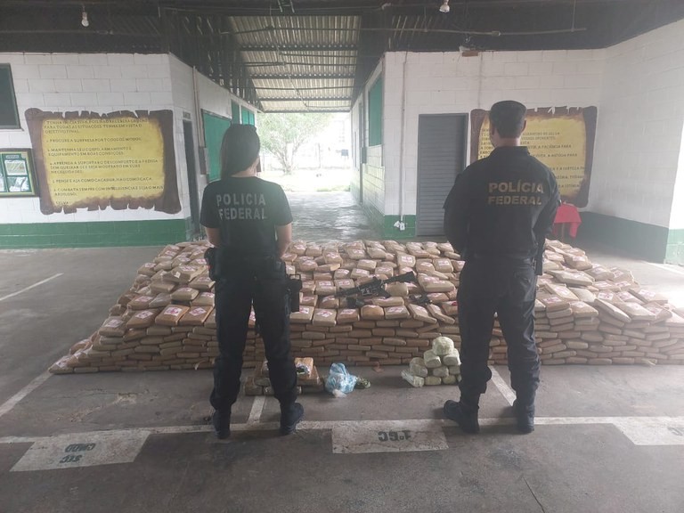A ação foi coordenada por policiais federais da Delegacia Federal de Tabatinga/AM
