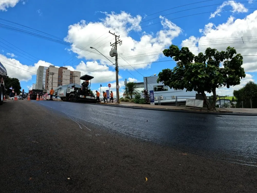 Projeto Ipanema: pavimentação avança e está na reta final