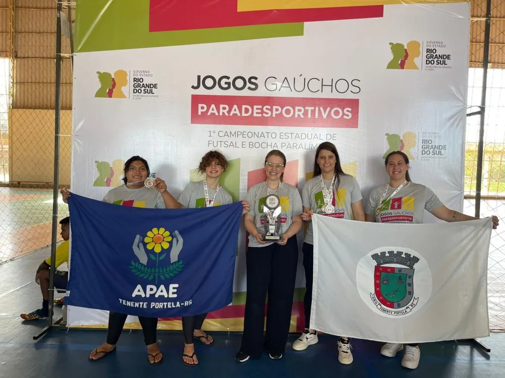 Atletas da APAE participam do 1º Campeonato Estadual de Futsal e Bocha Paralímpica do RS 