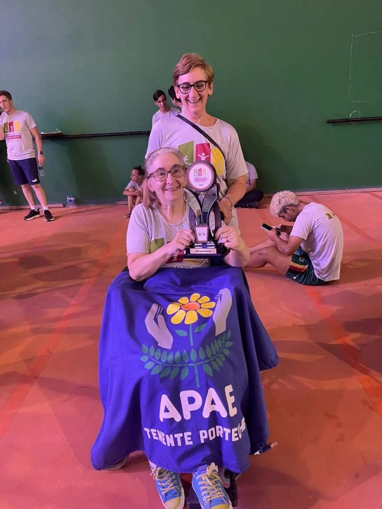 Atletas da APAE participam do 1º Campeonato Estadual de Futsal e Bocha Paralímpica do RS 