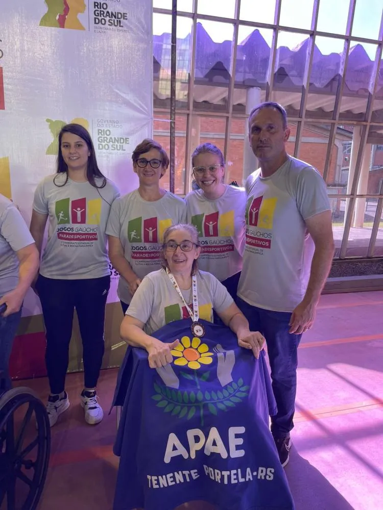 Atletas da APAE participam do 1º Campeonato Estadual de Futsal e Bocha Paralímpica do RS 