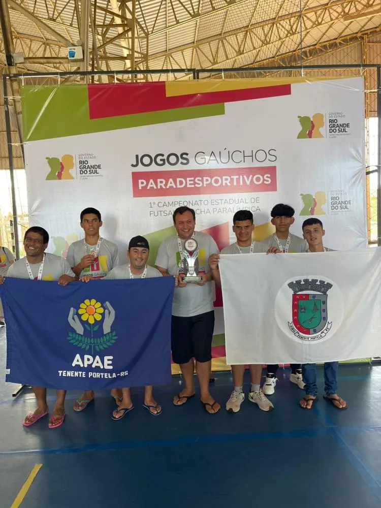 Atletas da APAE participam do 1º Campeonato Estadual de Futsal e Bocha Paralímpica do RS 