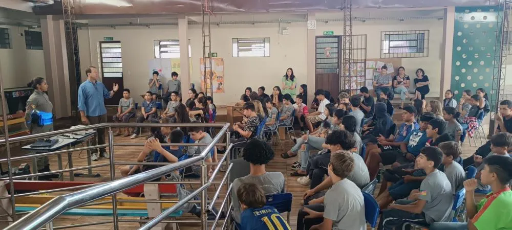 Brigada Militar participa da Semana Maria da Penha nas Escolas em Santo Augusto