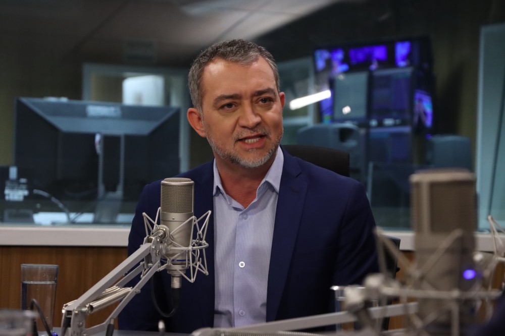 O  presidente da Companhia Nacional de Abastecimento (Conab), Edegar Pretto, participa do programa A Voz do Brasil. Foto Valter Campanato/Agência Brasil.