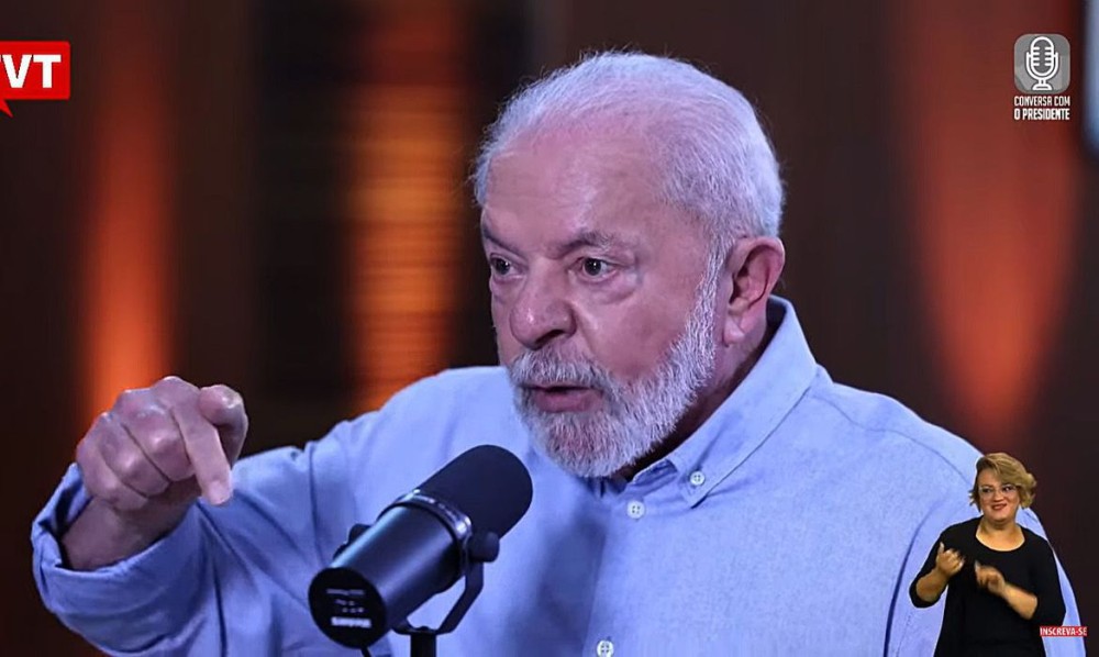 Brasília (DF), 01.082023 - Presidente Lula é entrevistado por Marcos Uchoa no programa Conversa com o Presidente, em Brasília. Imagem: CanalGOV