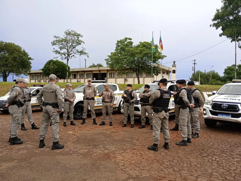 Brigada Militar realiza Operação Força Total em Santo Augusto