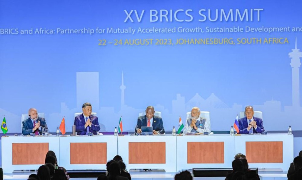 Joanesburgo, África do Sul, 24.08.2023 - Presidente da República, Luiz Inácio Lula da Silva, participa da Sessão I do Diálogo de Amigos do BRICS, BRICS-Africa Outreach e BRICS Plus. Foto: Ricardo Stuckert/PR