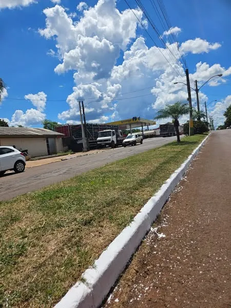 SMSU realiza pintura do meio-fio e faixas de segurança