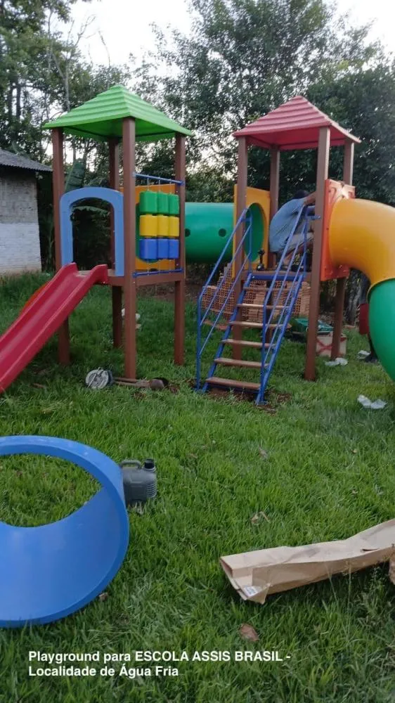 Novos playgrounds em Miraguaí são frutos de emendas impositivas pagas pela nova gestão