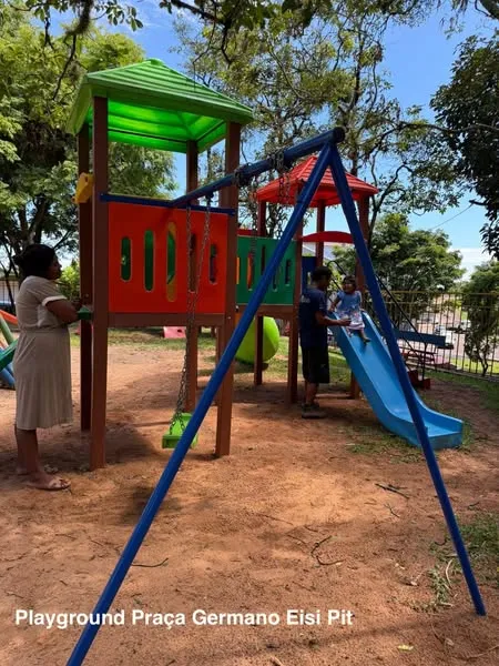 Novos playgrounds em Miraguaí são frutos de emendas impositivas pagas pela nova gestão