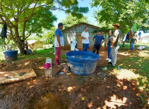 Mutirão contra a dengue mobiliza comunidade na Terra Indígena Guarita