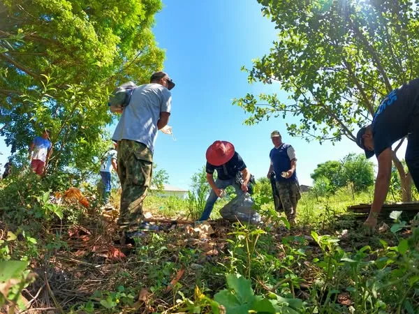 Mutirão contra a dengue mobiliza comunidade na Terra Indígena Guarita
