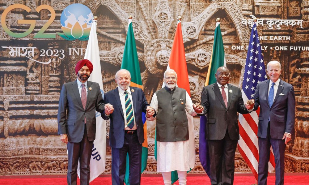 Nova Delhi, Índia, 09.09.2023 - Presidente da República, Luiz Inácio Lula da Silva, participa da abertura da Cúpula do G20 – Sessão I: “Uma Terra”, em Nova Delhi, Índia. Foto: Ricardo Stuckert/PR