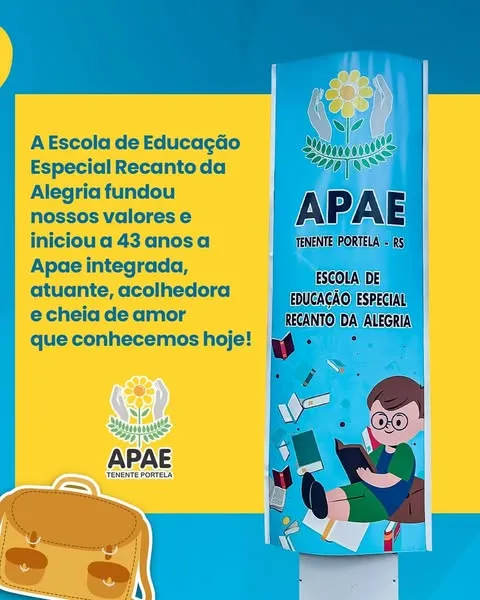 Município passa a oferecer transporte para alunos da APAE de Tenente Portela