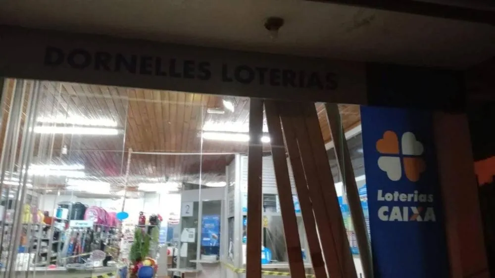 Lotérica é arrombada durante a madrugada 