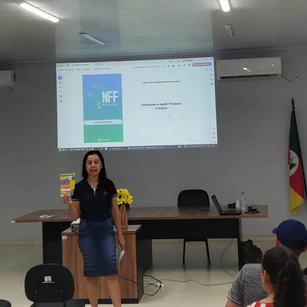 Emater e Prefeitura promovem capacitação sobre Nota Fiscal Fácil