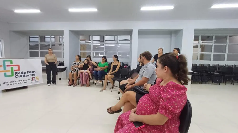 Saúde promove encontro com gestantes para troca de experiências e orientações