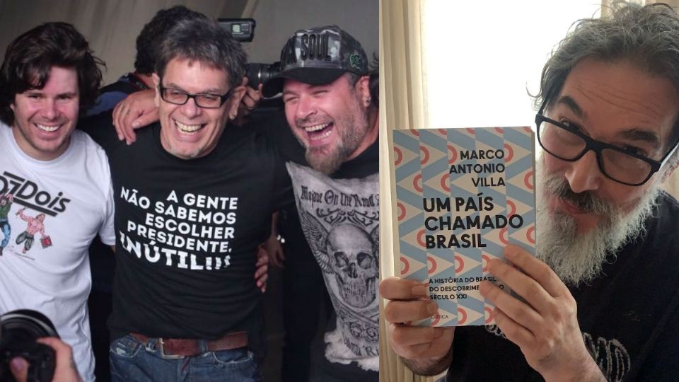 Talvez os músicos da chamada geração 80 fossem apenas “rebeldes sem causa”, lembrando uma letra do Ultraje a Rigor. Roger com o Ultraje a Rigor e Lobão. Créditos: Facebook 