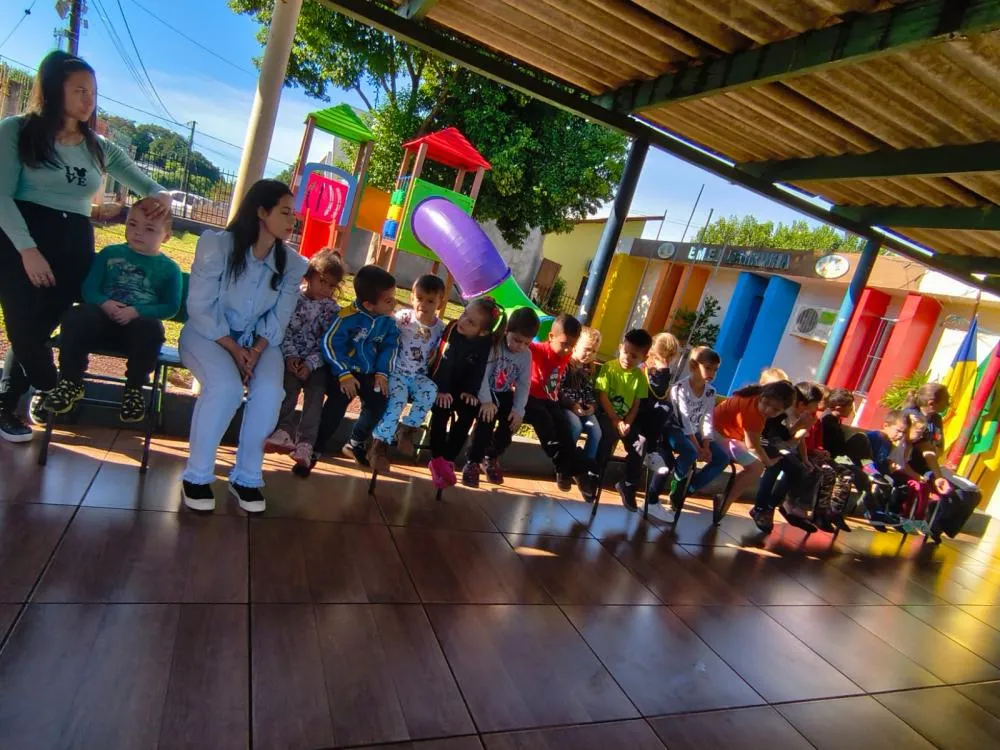 EMEI Lenirinha inaugura novos playgrounds e melhorias na estrutura escolar