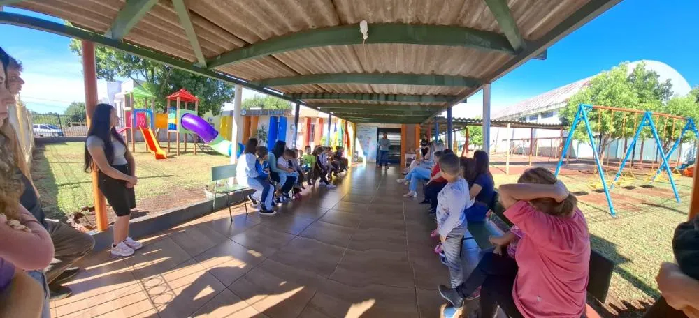 EMEI Lenirinha inaugura novos playgrounds e melhorias na estrutura escolar