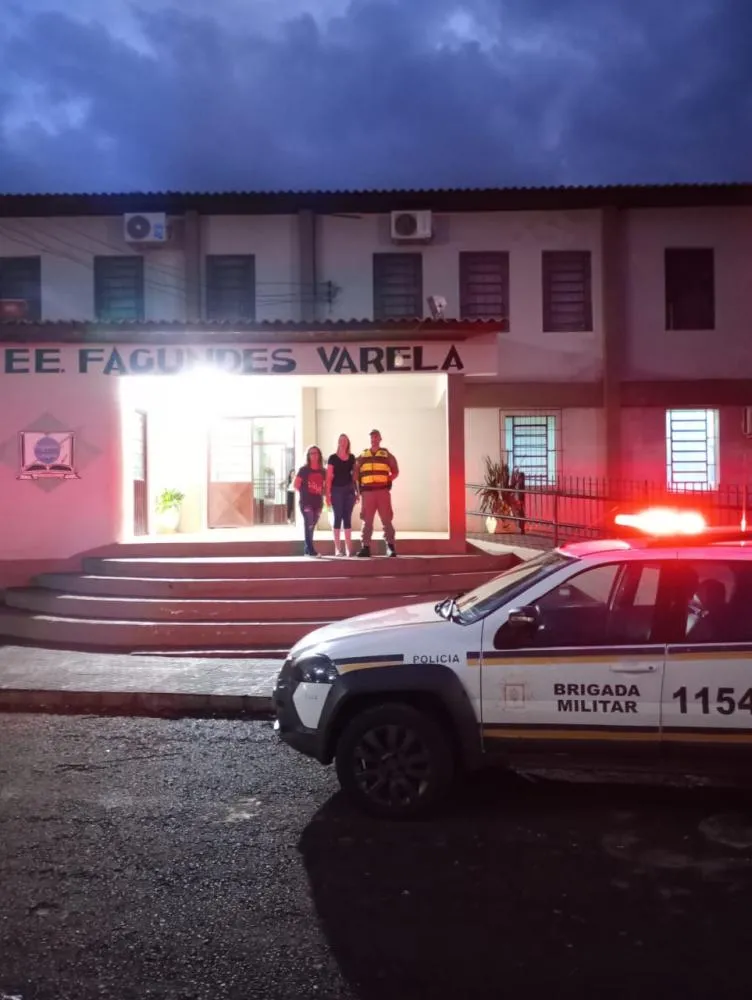 Brigada Militar realiza policiamento em escolas de Tenente Portela e Miraguaí